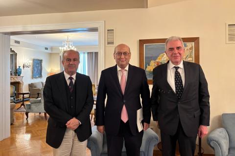 Հունաստանում Հայաստանի դեսպանը հյուրընկալվել է «Ստրաբոն» աշխարհագրական ուսումնասիրությունների հունական ընկերությանը