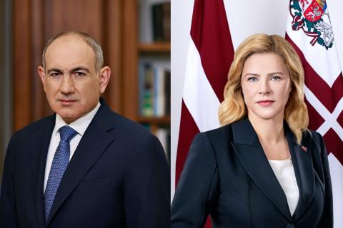 Le Premier ministre a adressé un message de félicitations à la Première ministre de Lettonie