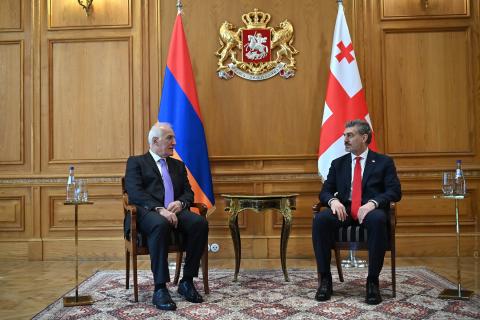 Les présidents d’Arménie et de Géorgie ont discuté du projet TRIPP