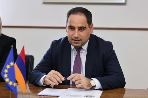 David Khudatyan a reçu le chef de la délégation de l’UE en Arménie