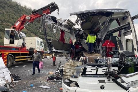 Թուրքիայում ավտոբուսի վթարի հետևանքով վեց մարդ է զոհվել