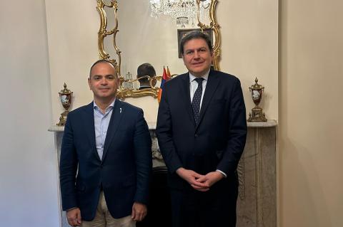 ՀՀ սփյուռքի գործերի գլխավոր հանձնակատար Զարեհ Սինանյանն աշխատանքային այցով Նյու Յորքում է