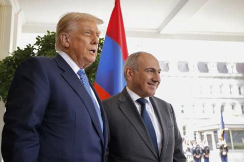 دونالد ترامپ نامهٔ قدردانی برای نیکول پاشینیان ارسال کرد