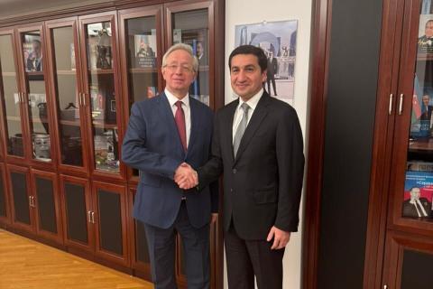 Замглавы МИД РФ и помощник президента Азербайджана обменялись мнениями по двусторонним, региональным и международным вопросам