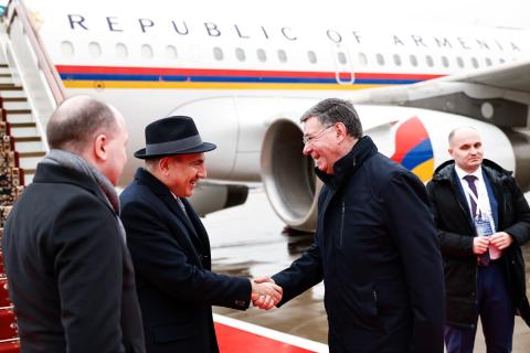 نخستوزیر نیکول پاشینیان با یک سفر کاری وارد فدراسیون روسیه شد