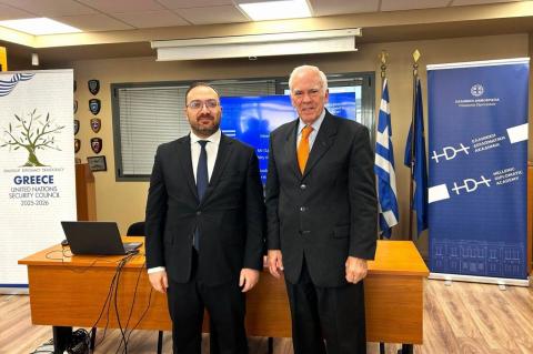 Ermenistan Dışişleri Bakanlığı Genel Sekreteri, Yunanistan Diplomatik Akademisi direktörüyle görüştü