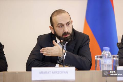 Ararat Mirzoyan a rencontré les ambassadeurs de l’UE et des pays membres accrédités en Arménie