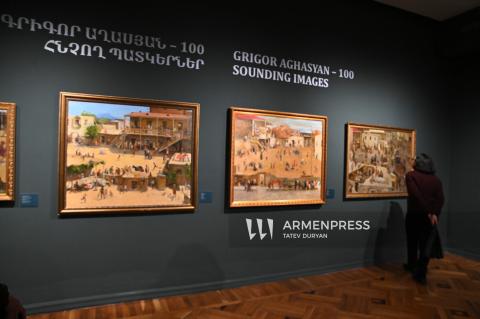Գրիգոր Աղասյանի ծննդյան 100-ամյա հոբելյանին նվիրված «Հնչող պատկերներ» լայնածավալ ռետրոսպեկտիվ ցուցահանդեսի պաշտոնական բացումը