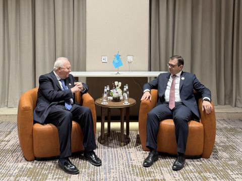 Le vice-ministre des Affaires étrangères de la RA a rencontré le Haut Représentant de l’Alliance des civilisations des Nations unies