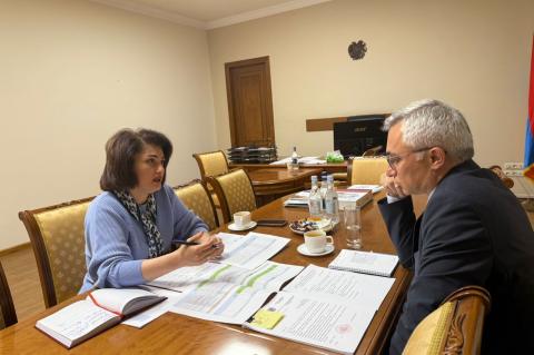 Ջրային կոմիտեի նախագահն ու «Վեոլիա Ջուր» ընկերության տնօրենը կարևորել են ջրամատակարարման որակի բարձրացումը