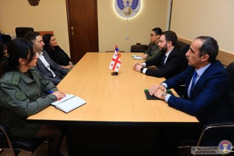 نمایندگان وزارت دفاع گرجستان به ارمنستان سفر کردند