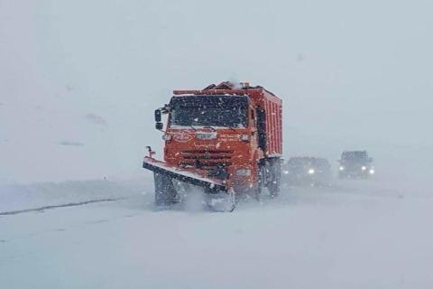 На перевале Сараван и трассе Елпин-Егегнадзор местами образовался гололед