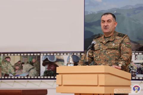 ԶՈՒ ԳՇ պետը մասնակցել է N զորամիավորման ուսումնական տարվա արդյունքների ամփոփմանը