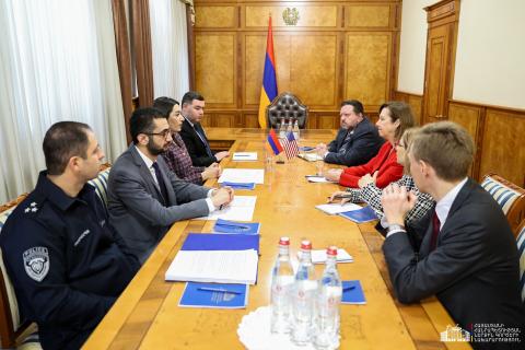 ՀՀ ՆԳ նախարարն ու ԱՄՆ դեսպանը մտքեր են փոխանակել TRIPP նախագծի իրականացման վերաբերյալ