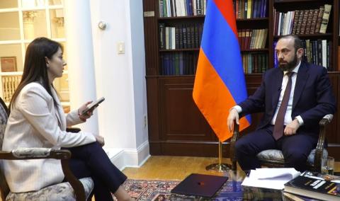 نشست خبری وزیر امور خارجه میرزویان از واشنگتن درباره سند چارچوب «تریپ»