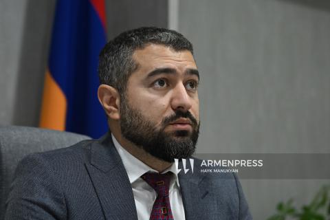 نشست خبری سالانه جمعبندی فعالیتهای آرمن کوتولیان، رئیس نهاد بازرسی نظارت بر بازار