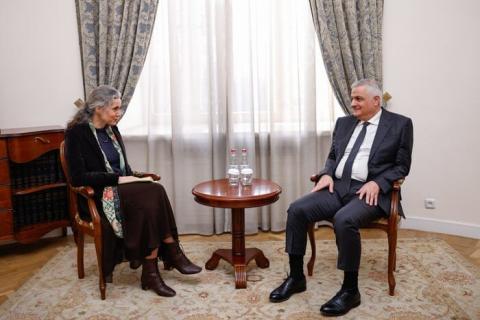 Le vice-Premier ministre et la représentante spéciale de l'UE discutent des développements régionaux