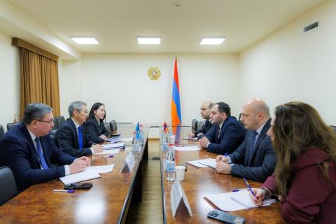 ՀՀ ԲՏԱ նախարարի առաջին տեղակալն ու Ղազախստանի դեսպանն անդրադարձել են Հայաստանում զարգացող վերջին տեխնոլոգիական գործընթացներին
