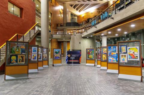 Սալոնիկի քաղաքապետարանում բացվել է «Հունական և հայկական դիցաբանությունը երեխաների աչքերով» խորագրով ցուցահանդես