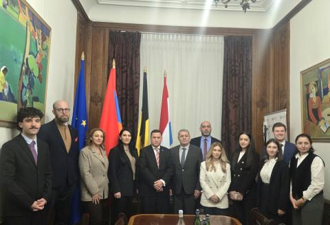 سفیر تیگران بالایان هیئتی از نمایندگان نهادهای مختلف دولتی ارمنستان را پذیرفت