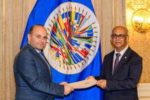 انتصاب نارِک مکرتچیان بهعنوان ناظر دائم ارمنستان در سازمان کشورهای آمریکایی