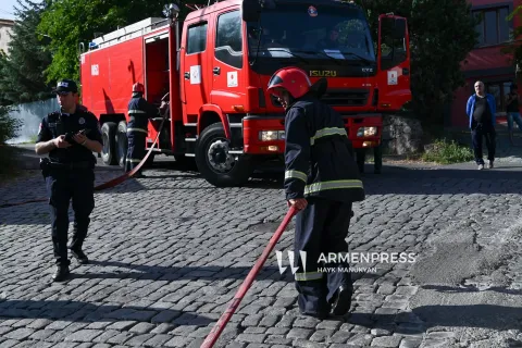 Երևանում սննդի կետերից մեկում բռնկված հրդեհը մարվել է