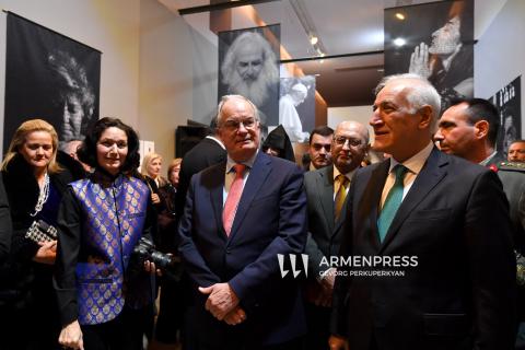 بازدید رئیسجمهور ارمنستان از موزه فرهنگ بیزانسی و مسیحی در یونان