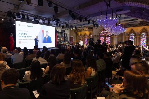 معرض إكسبو داي الدولي الثاني في يريفان ضمن برنامج حاضنات الأعمال التابع لوزارة الصناعات التكنولوجية المتقدمة الأرمنية وشركة Plug and Play الأمريكية