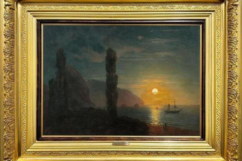 Картина Айвазовского “Лунная ночь в Крыму” выставлена на аукцион за 60 миллионов рублей