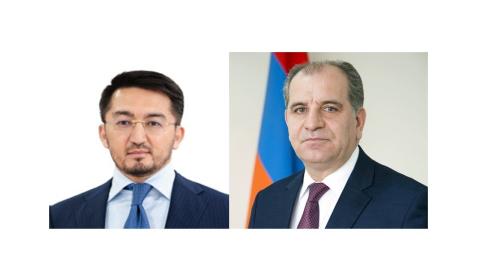 Посол Армении и вице-премьер Казахстана обсудили ряд представляющих взаимный интерес вопросов