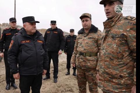 Ռազմական ոստիկանության աշխատակիցները շրջայցեր են իրականացրել բանակային դիրքերում