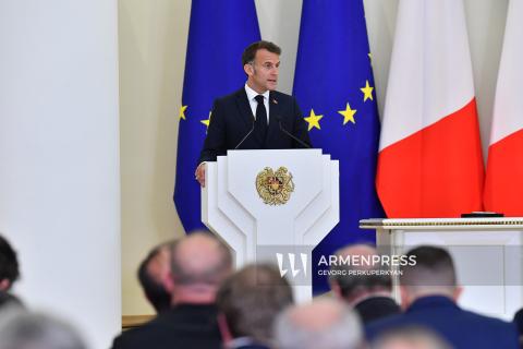 ჩვენ ავაშენეთ დიდი ევროპა და სომხეთმა ჩვენთან ერთად გამოიარა სწორედ ეს გზა - მაკრონი