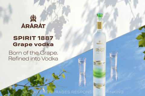 ARARAT Spirit 1887: Yerevan Brandy Company presents a premium vodka crafted from selected white grapes