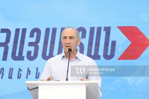 Ռոբերտ Քոչարյանը ներկայացրել է խաղաղության իր պատկերացումը իշխանության գալու դեպքում