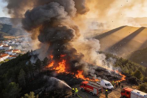 Wildfire in central Spain burns more than 26,000 hectares