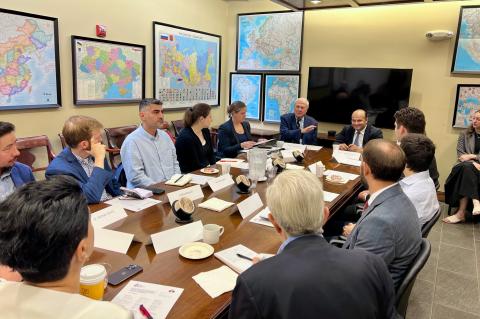 Narek Mkrtchyan presentó la agenda de las relaciones entre Armenia y Estados Unidos en el Consejo Estadounidense de Política Exterior