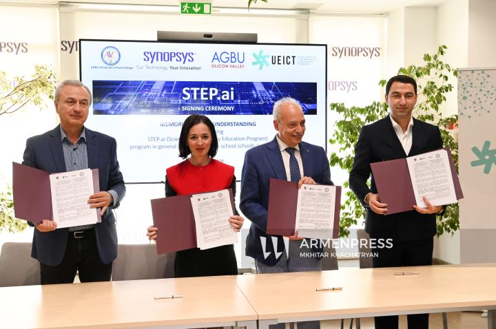 STEP.ai bilim ve teknoloji eğitim programının uygulanmasına ilişkin bir mutabakat zaptı imzalandı