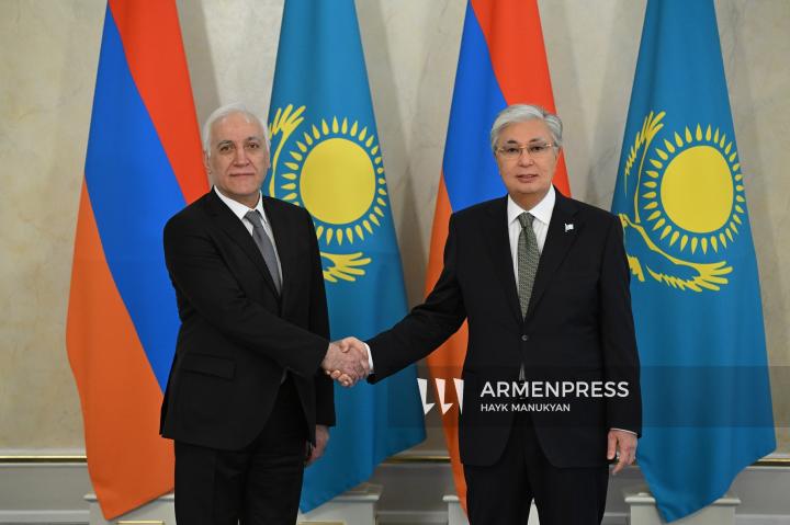 Astana'da Ermenistan ve Kazakistan cumhurbaşkanları arasında görüşme gerçekleşti