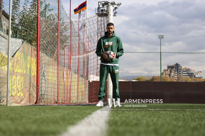 Goalkeeper of the Armenian national football team and Yerevan’s FC Pyunik, Henri Avagyan