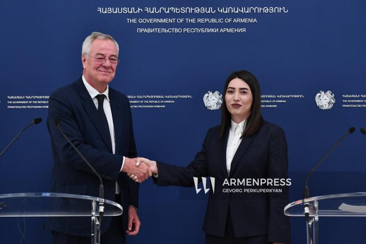 Joint press conference by Armenian Minister of Internal Affairs Arpine Sargsyan and Johannes Luchner, Deputy Director-General for Migration and Home Affairs of the European Commission