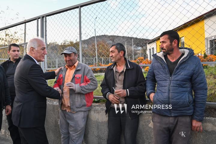 Президент Ваагн Хачатурян посетил Киранц