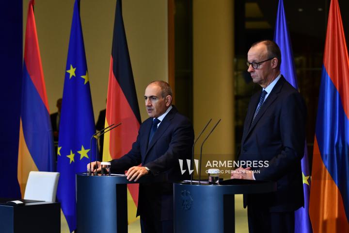 Joint press conference of Prime Minister Pashinyan and German Chancellor. Signing of joint declaration on strategic agenda of bilateral partnership