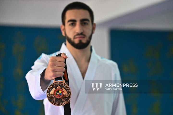 Suren Harutyunyan, −75 kg category bronze medalist of 2025 World Karate Championships: First medal won by Armenia in karate world championships
