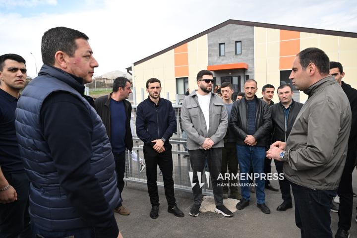 სომხეთისარქიტექტურისა და მშენებლობის ეროვნული უნივერსიტეტის დელეგაცია სოფელ ჰარჟისის მოდულურ სკოლას ეწვია