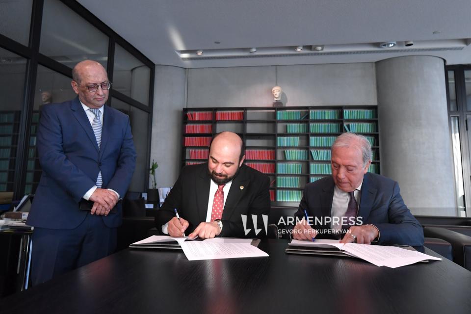 Նախագահի պետական այցի շրջանակում համագործակցության հուշագիր ստորագրվեց Հայաստանի պատմության և Ակրոպոլիսի թանգարանների միջև