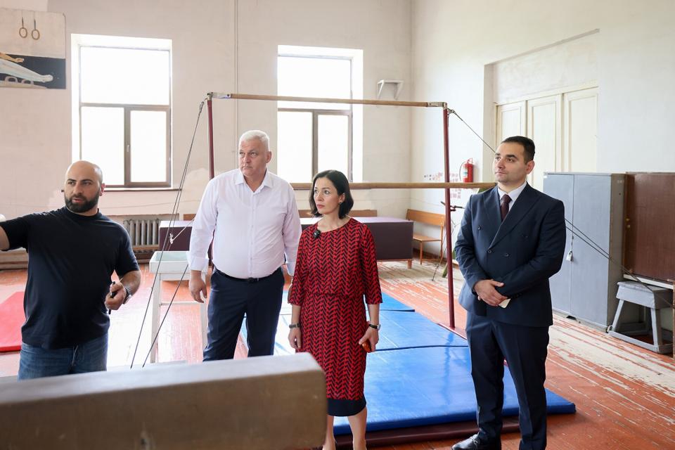 ՀՀ ԿԳՄՍ նախարարը ծանոթացել է Ֆիզիկական կուլտուրայի և սպորտի պետական ինստիտուտի նոր ենթակառուցվածքներին