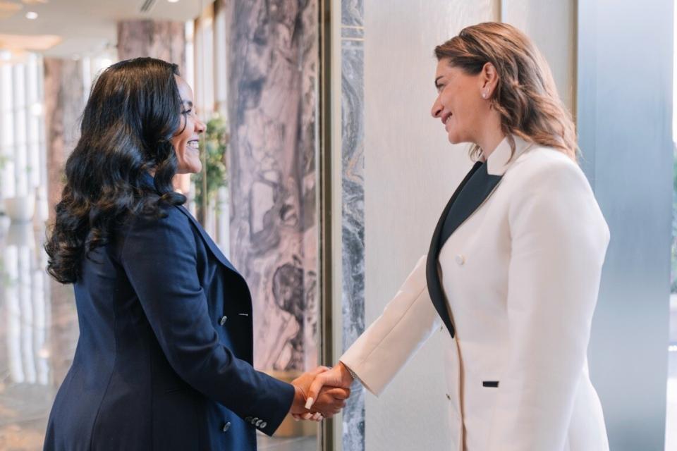 Anna Hakobyan fue recibida por la primera dama de Etiopía