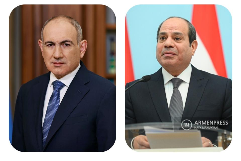 Armenian PM congratulates Egyptian president on Revolution Day