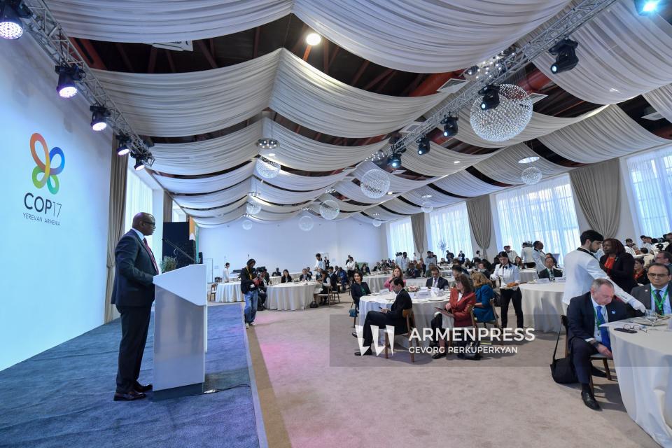 IAPB Ministerial Breakfast Event. Նախարարական նախաճաշը Գլոբալ էկոլոգիական հիմնադրամի (GEF) տաղավարում