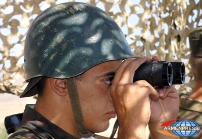 An Azerbaijani  soldier surrendered to Armenian border keepers